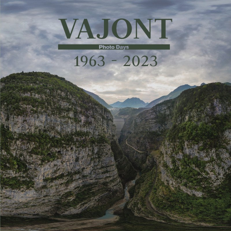 Book cover of the photographic volume about Vajont Dam