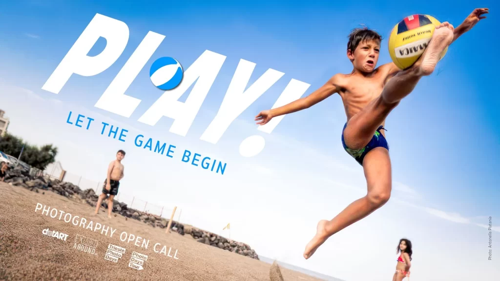 Boy kicking a ball midair, new free photography open call cover