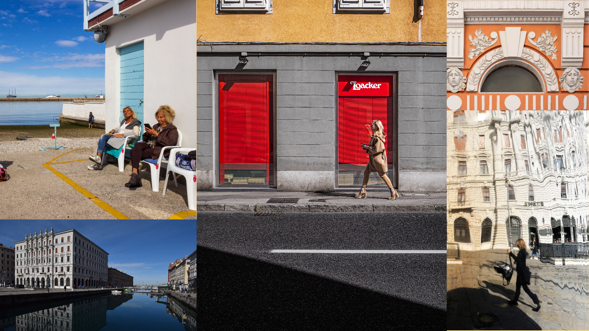 Collage portfolio fotografico del circolo Friulano a Trieste