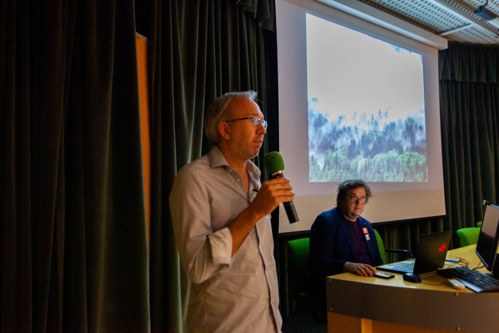 Pierpaolo Mittica all'evento di Vajont Photo Days