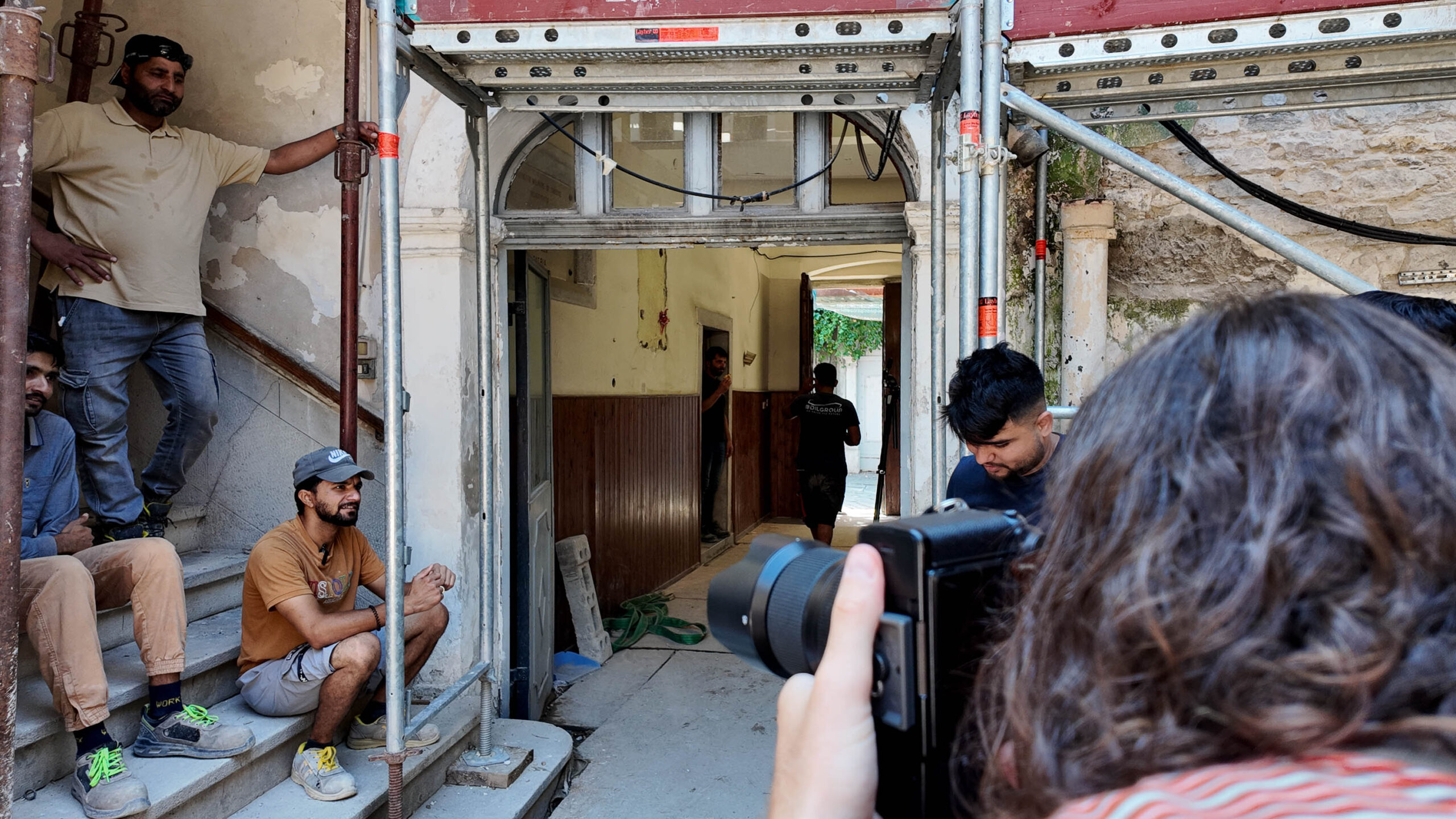 Un momento della residenza Cultura in Cantiere